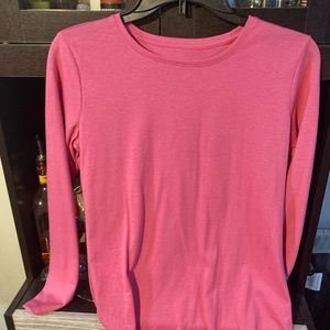 Pink long sleeve shirt